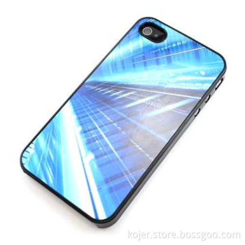 Crystal Case for Apple's iPhone 4, Made of PC and PU, Gorgeous and Eye-catching Pattern Design